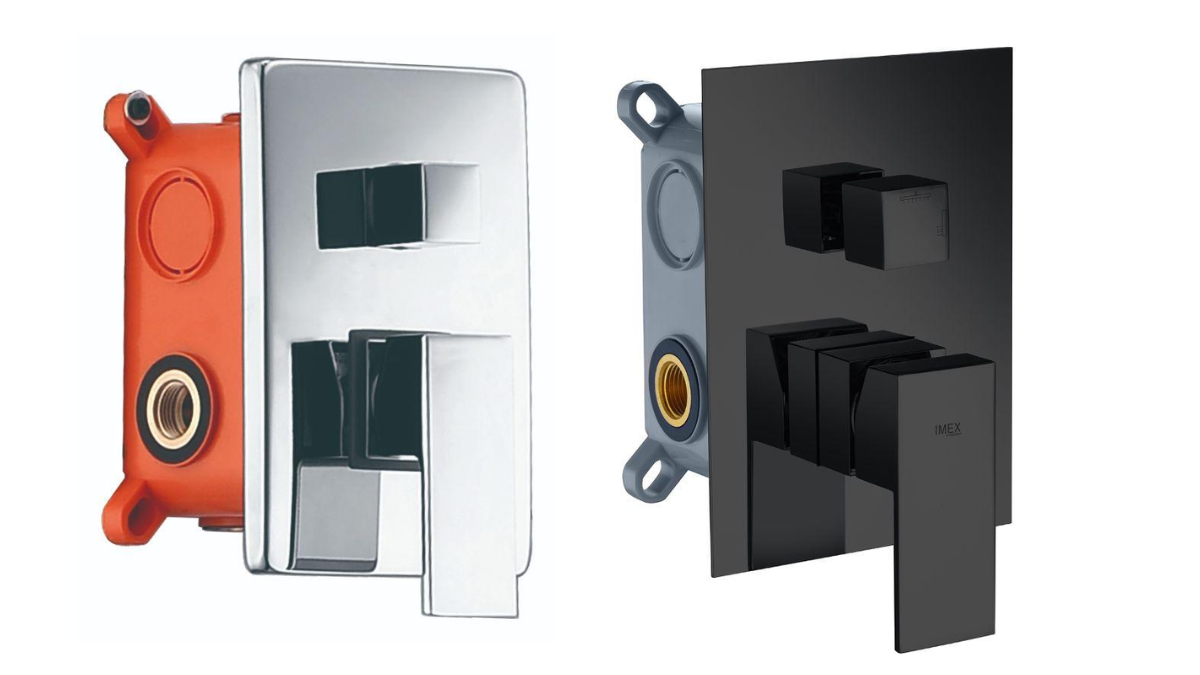 Beneficios de ducharse con agua fría con grifo empotrado