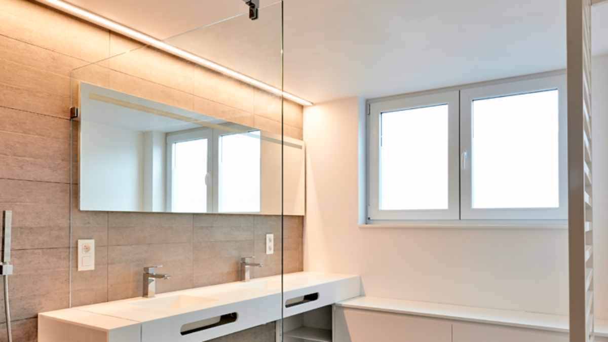 Iluminación en el baño