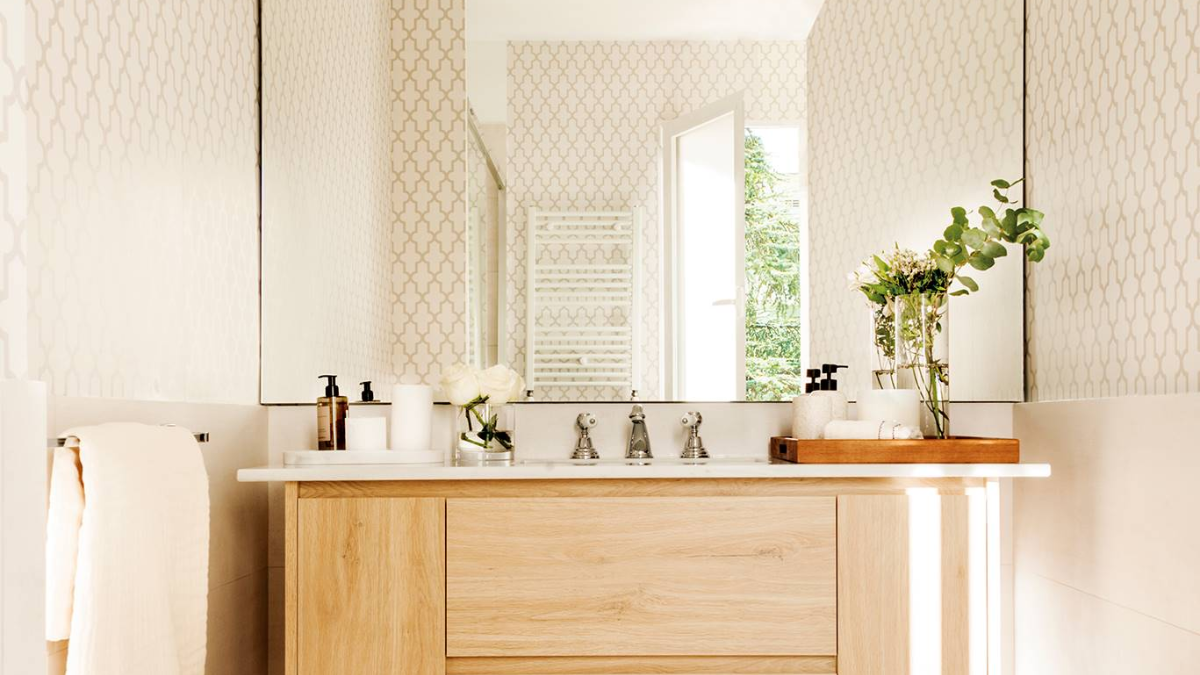 decorar un baño pequeño