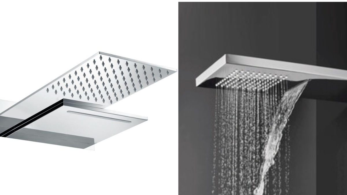 Rociador de ducha con cascada