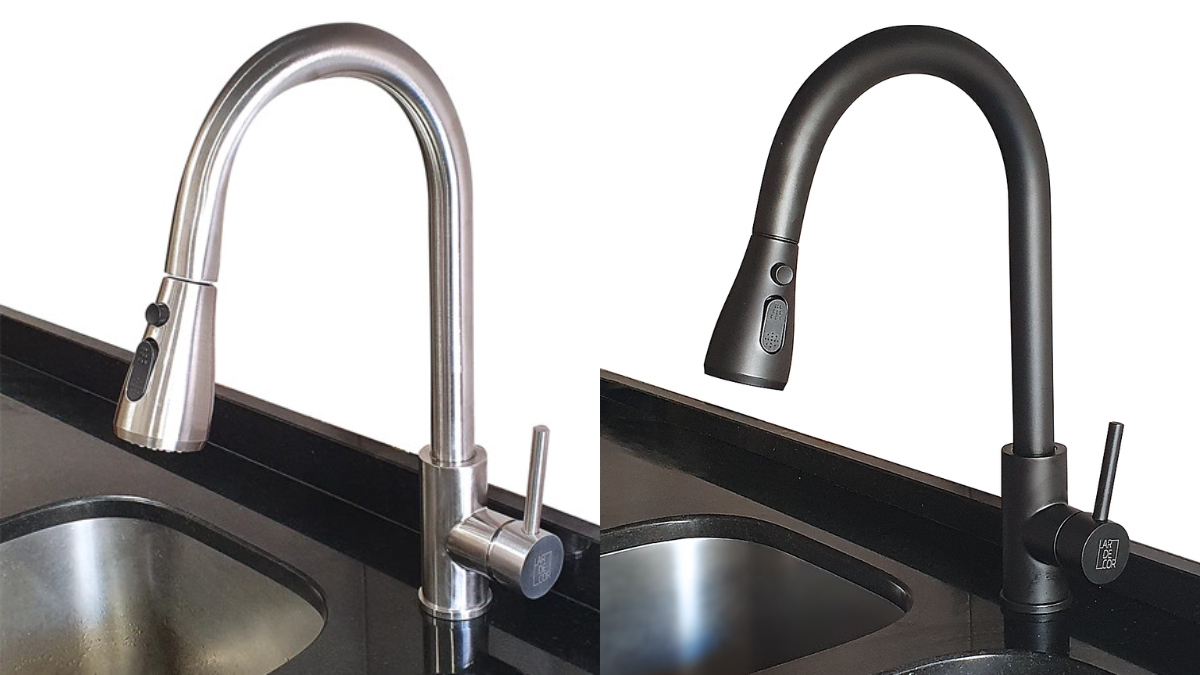 Grifo de cocina con tubo flexible