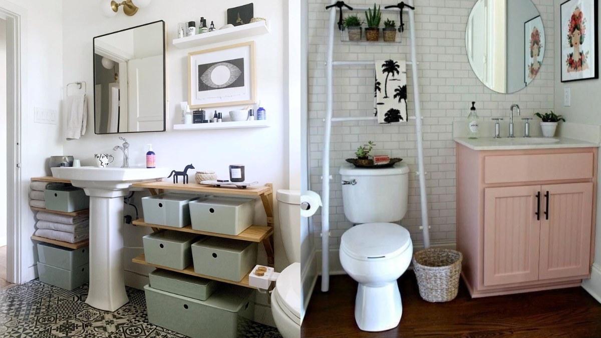 baño pequeño ordenado