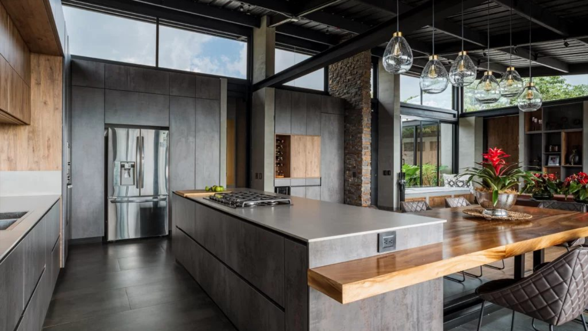 cocina estilo industrial