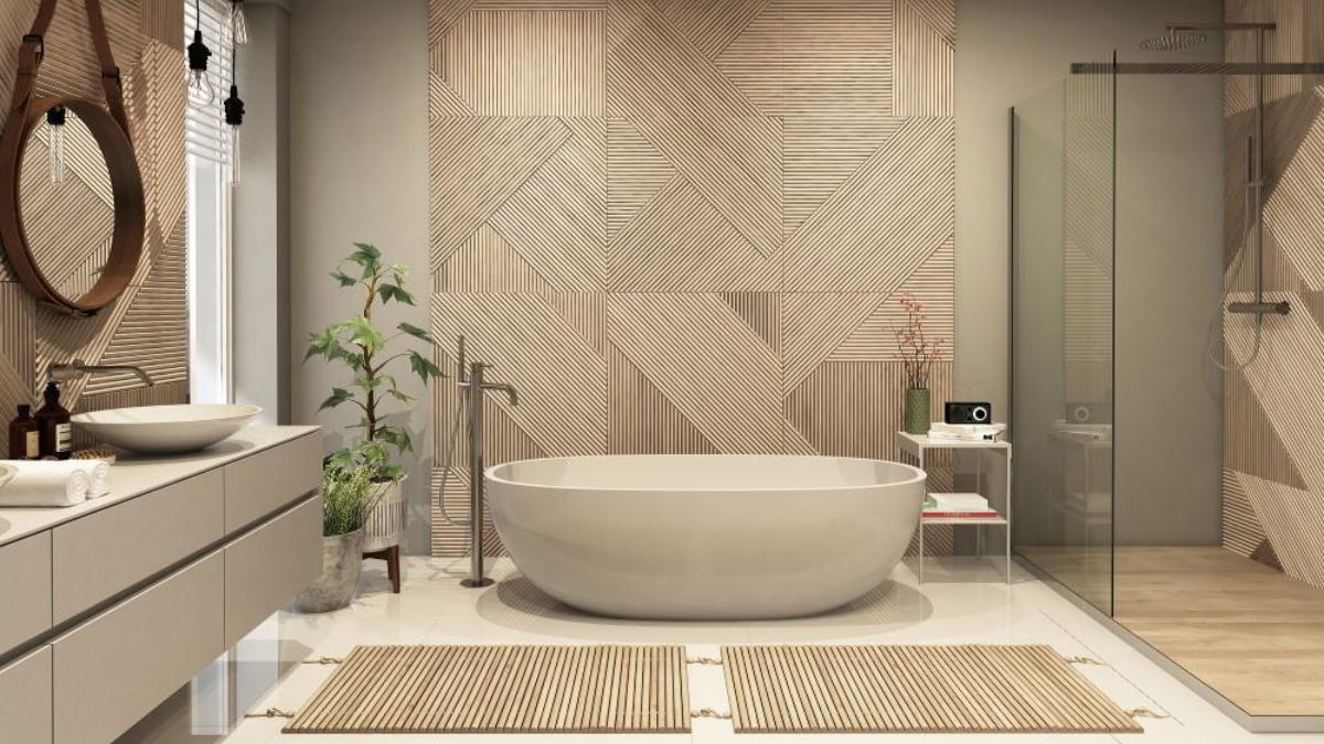 estilo Japandi en el baño