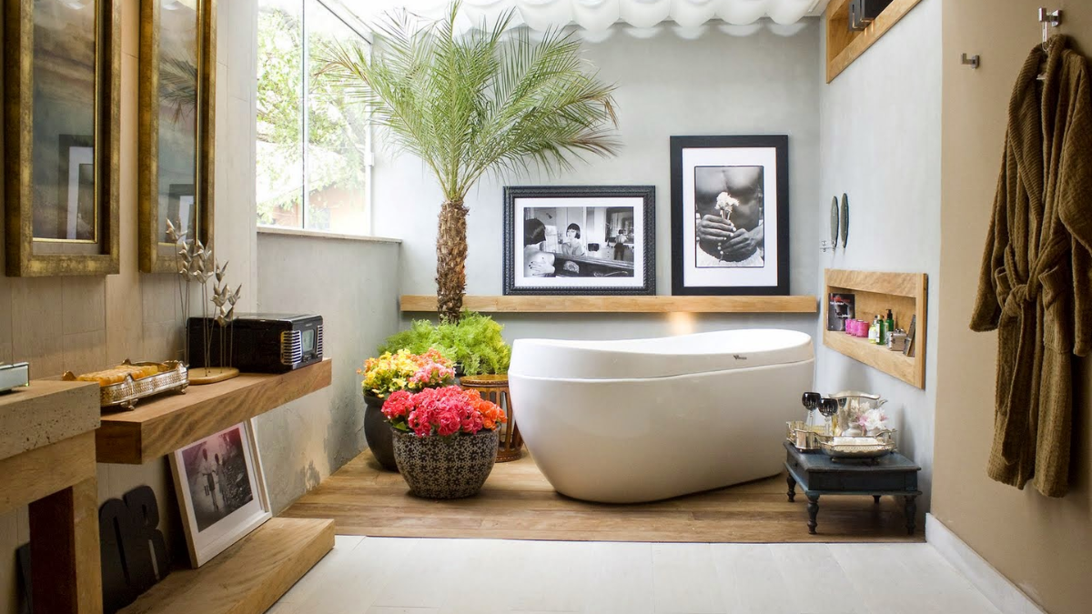 decorar con cuadros el baño