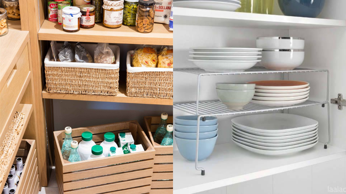 organizar los armarios de la cocina