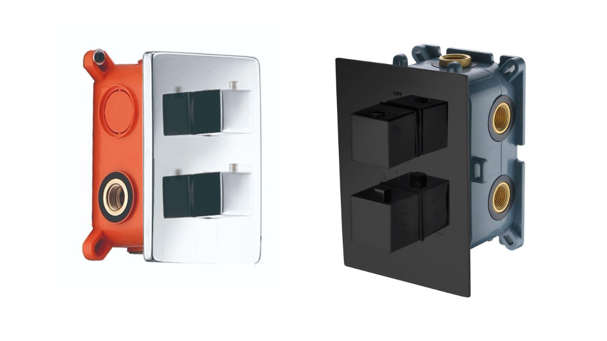 grifo empotrado termostático